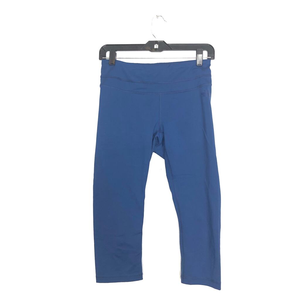The North Face Crop Legging Mid Rise Athletic Workout Blue Medium